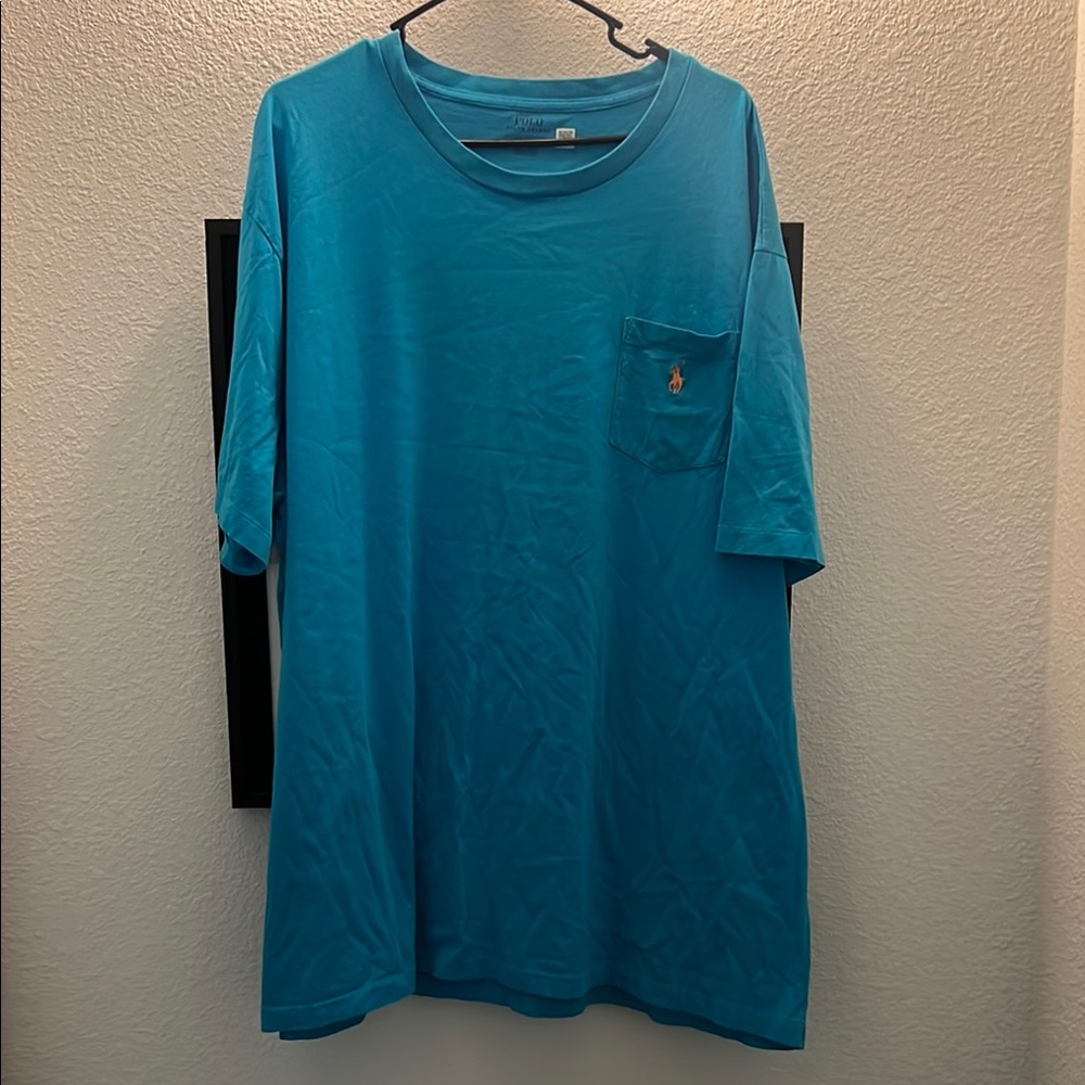 Polo by Ralph Lauren Men's Blue T-Shirt, size 3XB, never worn